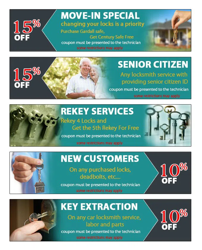 Portland Lock Master Portland, OR 503-716-1408 - coupon23-set-five